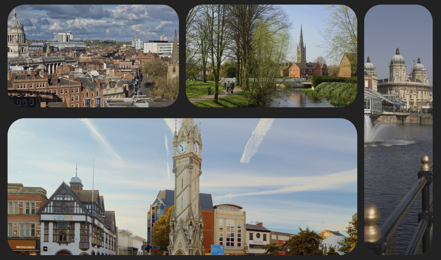 Brand image of multiple properties.